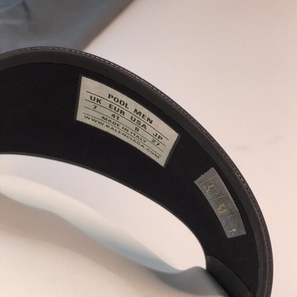 Balenciaga Men’s Logo Mismatched Slide Sandals | Size 8 | New Authentic - Picture 3 of 11